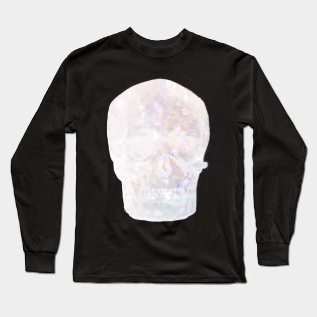 crystal skull Long Sleeve T-Shirt by EmikoNamika